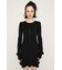 FRONT BUTTON FRILL ショートワンピース