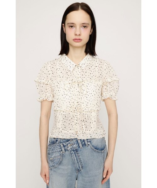 TINY DOTS FRILL ブラウス　新品タグ付き TINY DOTS FRILL ブラウス｜スライの通販｜&mall（アンドモール）三井