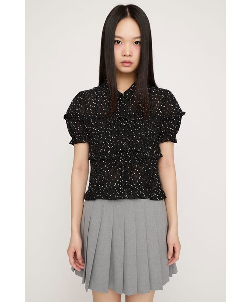 TINY DOTS FRILL ブラウス｜スライの通販｜&mall（アンドモール）三井