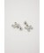 METAL FLOWER ピアス
