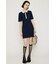 BI COLOR COLLAR ショートワンピース