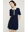 BI COLOR COLLAR ショートワンピース