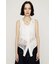 ASYMMETRY PATCHWORK LACE GILET