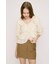 CUT LACE RUFFLE ブラウス