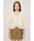 CUT LACE RUFFLE ブラウス