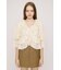 CUT LACE RUFFLE ブラウス