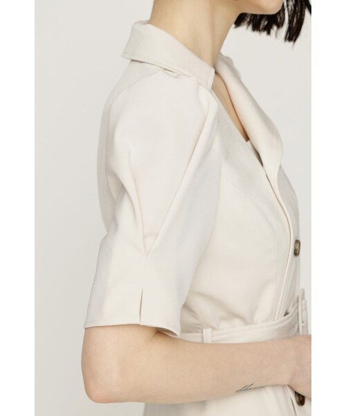 ASYMMETRY PLEATS ショートワンピース｜スライの通販｜&mall（アンド