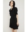 ASYMMETRY PLEATS ショートワンピース