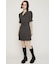 ASYMMETRY PLEATS ショートワンピース