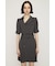 ASYMMETRY PLEATS ショートワンピース