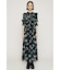 BLUR FLOWER LONG ワンピース