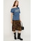ONE SHOULDER PRINT トップス