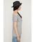 ONE SHOULDER PRINT トップス