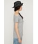 ONE SHOULDER PRINT トップス