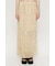 SHEER CHENILLE ロングスカート