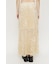 SHEER CHENILLE ロングスカート