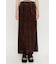 SHEER CHENILLE ロングスカート