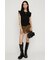 ASYMMETRY SHIRRING トップス