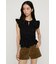 ASYMMETRY SHIRRING トップス