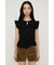 ASYMMETRY SHIRRING トップス