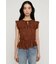 ASYMMETRY SHIRRING トップス