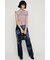 ASYMMETRY SHIRRING トップス