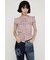 ASYMMETRY SHIRRING トップス