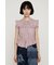ASYMMETRY SHIRRING トップス