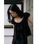 FRILL CUT RIBBON トップス
