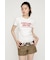 RHINESTONE FRONT LOGO トップス