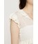 CROCHET FRILL トップス