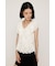 CUT LACE FRILL トップス