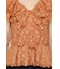 CUT LACE FRILL トップス