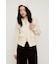 OPEN WORK ZIP HOODIE