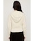OPEN WORK ZIP HOODIE