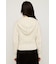 OPEN WORK ZIP HOODIE