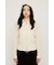 OPEN WORK ZIP HOODIE