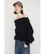 TUCKED OFFSHOULDER トップス