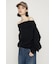 TUCKED OFFSHOULDER トップス