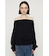 TUCKED OFFSHOULDER トップス