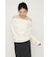 TUCKED OFFSHOULDER トップス