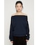 TUCKED OFFSHOULDER トップス