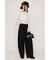 TUCK WIDE MANNISH SLACKS