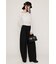 TUCK WIDE MANNISH SLACKS