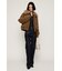 【LIMITED ITEM】WASHED PUFFER SHORT ブルゾン
