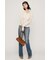 SHEER VELOUR SHIRRING トップス