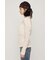 SHEER VELOUR SHIRRING トップス