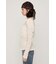 SHEER VELOUR SHIRRING トップス