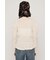 SHEER VELOUR SHIRRING トップス