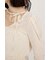 SHEER VELOUR SHIRRING トップス